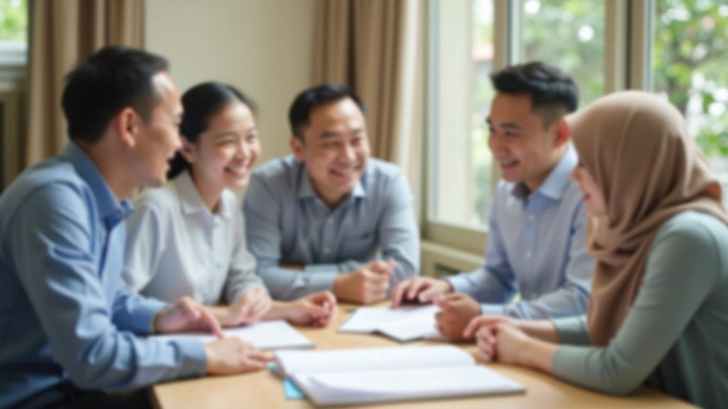 Family discussing estate planning