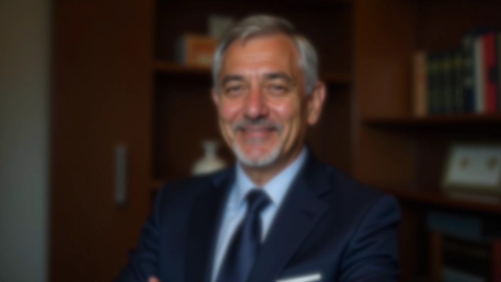 Lawyer explaining property documents to clients in professional office setting